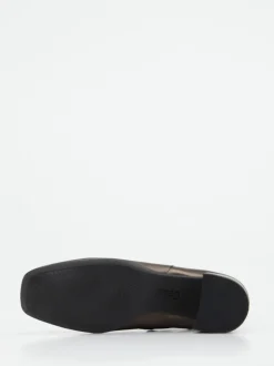 Gabor Comfort – Stiefelette aus Metallicleder grau