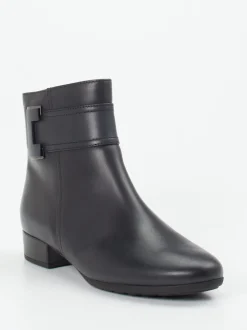 Gabor Comfort – Stiefelette aus Kalbleder Tiefschwarz