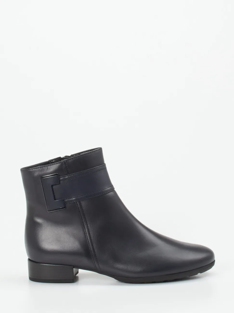 Gabor Comfort – Stiefelette aus Kalbleder Tiefschwarz