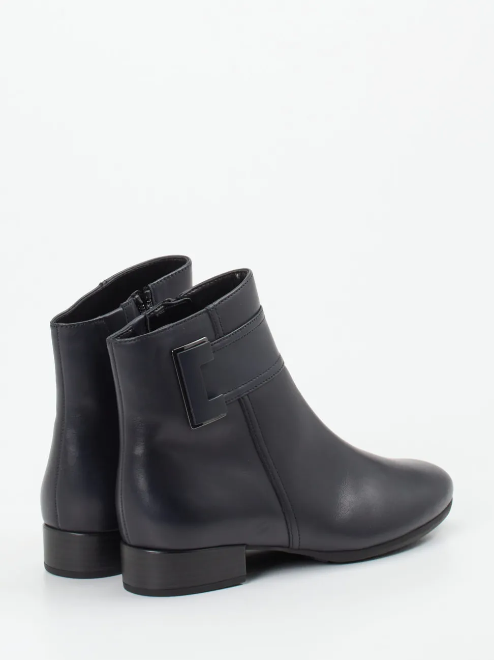 Gabor Comfort – Stiefelette aus Kalbleder Tiefschwarz