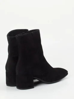 Gabor Comfort – Stiefelette aus Veloursleder schwarz