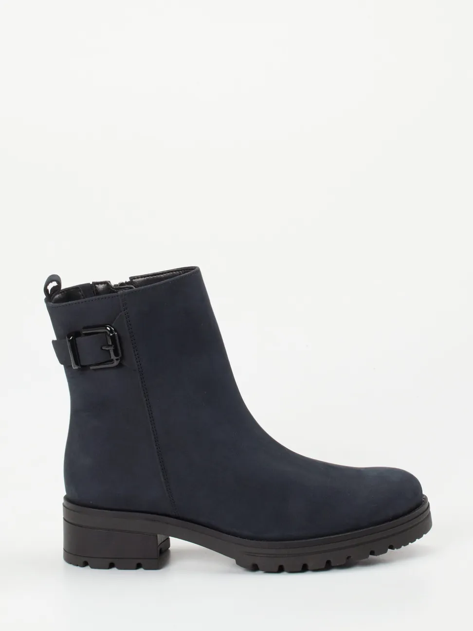 Gabor Comfort – Stiefeletten aus Nubukleder dunkelblau