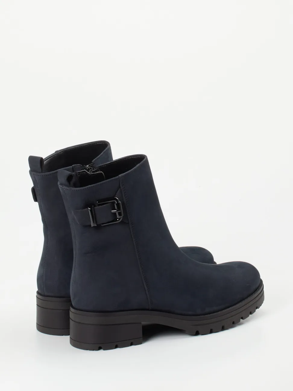 Gabor Comfort – Stiefeletten aus Nubukleder dunkelblau