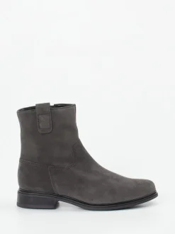 Gabor Comfort – Stiefelette aus Veloursleder Grau