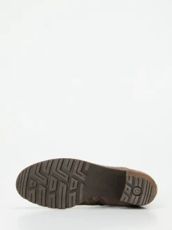 Gabor Comfort – Stiefelette aus Veloursleder taupe