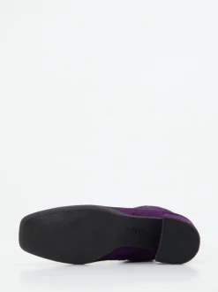 Gabor Comfort – Stiefelette aus Veloursleder Violett