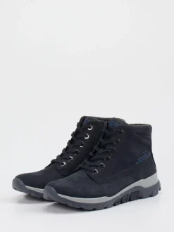 Gabor Comfort – Stiefelette aus Nubukleder Dunkelblau