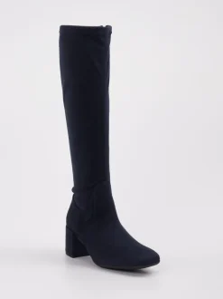 Gabor Comfort – Stretchstiefel aus Textil dunkelblau