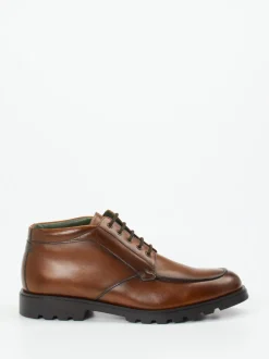 Galizio Torresi – Ankle Boot aus Kalbleder mittelbraun
