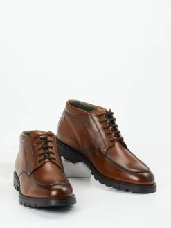 Galizio Torresi – Ankle Boot aus Kalbleder mittelbraun