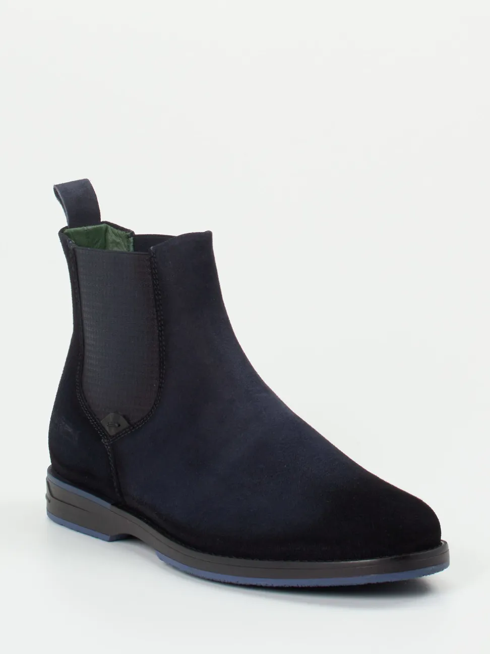 Galizio Torresi – Chelsea Boots aus Kalbleder dunkelblau