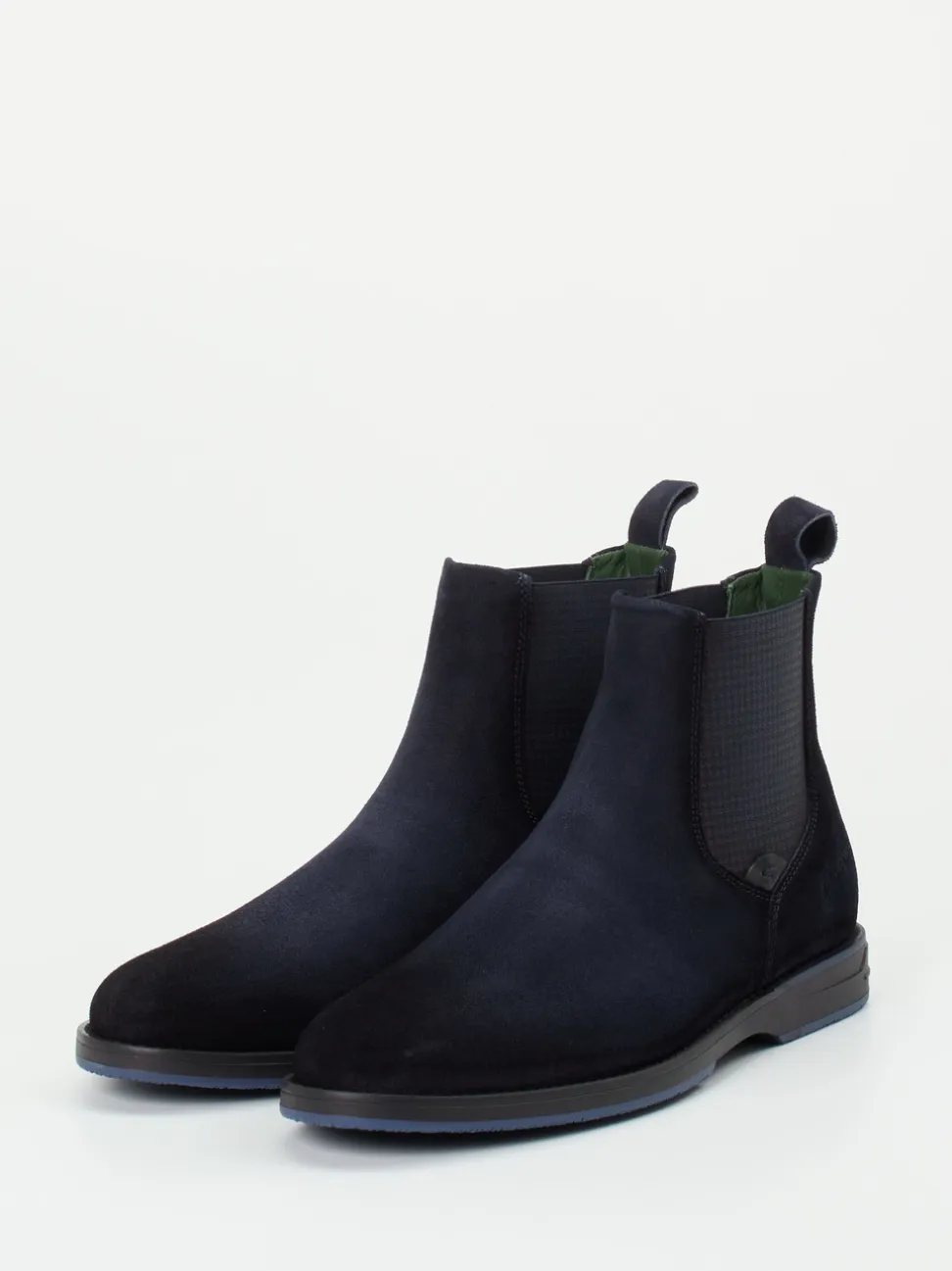 Galizio Torresi – Chelsea Boots aus Kalbleder dunkelblau