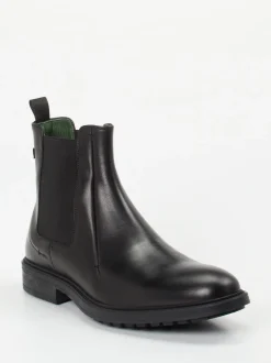 Galizio Torresi – Chelsea Boots aus Kalbleder Schwarz