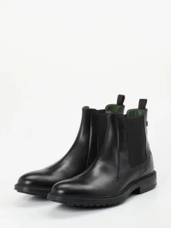 Galizio Torresi – Chelsea Boots aus Kalbleder Schwarz