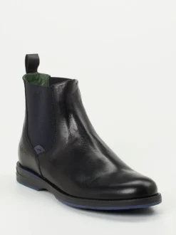 Galizio Torresi – Chelsea Boots aus Kalbleder Schwarz