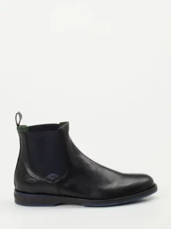Galizio Torresi – Chelsea Boots aus Kalbleder Schwarz