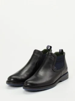Galizio Torresi – Chelsea Boots aus Kalbleder schwarz