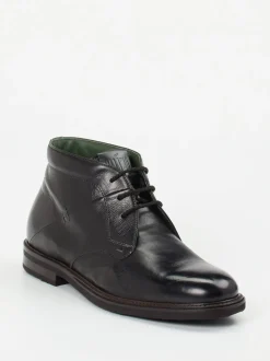 Galizio Torresi – Chukka Boots aus Kalbleder schwarz