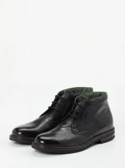 Galizio Torresi – Chukka Boots aus Kalbleder schwarz
