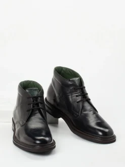 Galizio Torresi – Chukka Boots aus Kalbleder schwarz