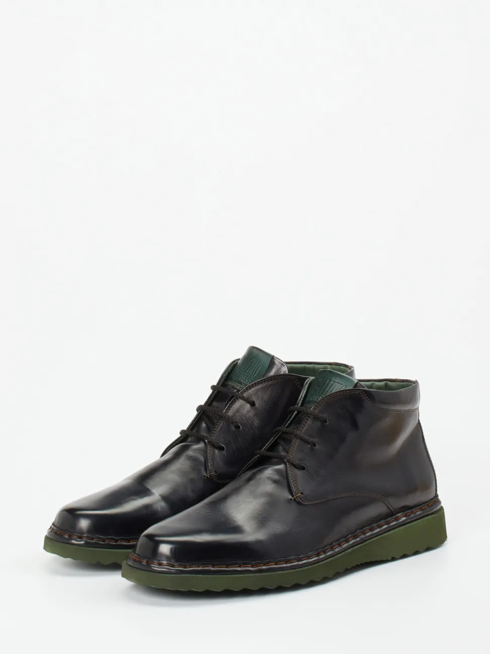 Galizio Torresi – Desert Boots aus Kalbleder schwarz