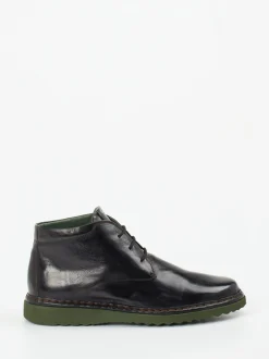 Galizio Torresi – Desert Boots aus Kalbleder schwarz