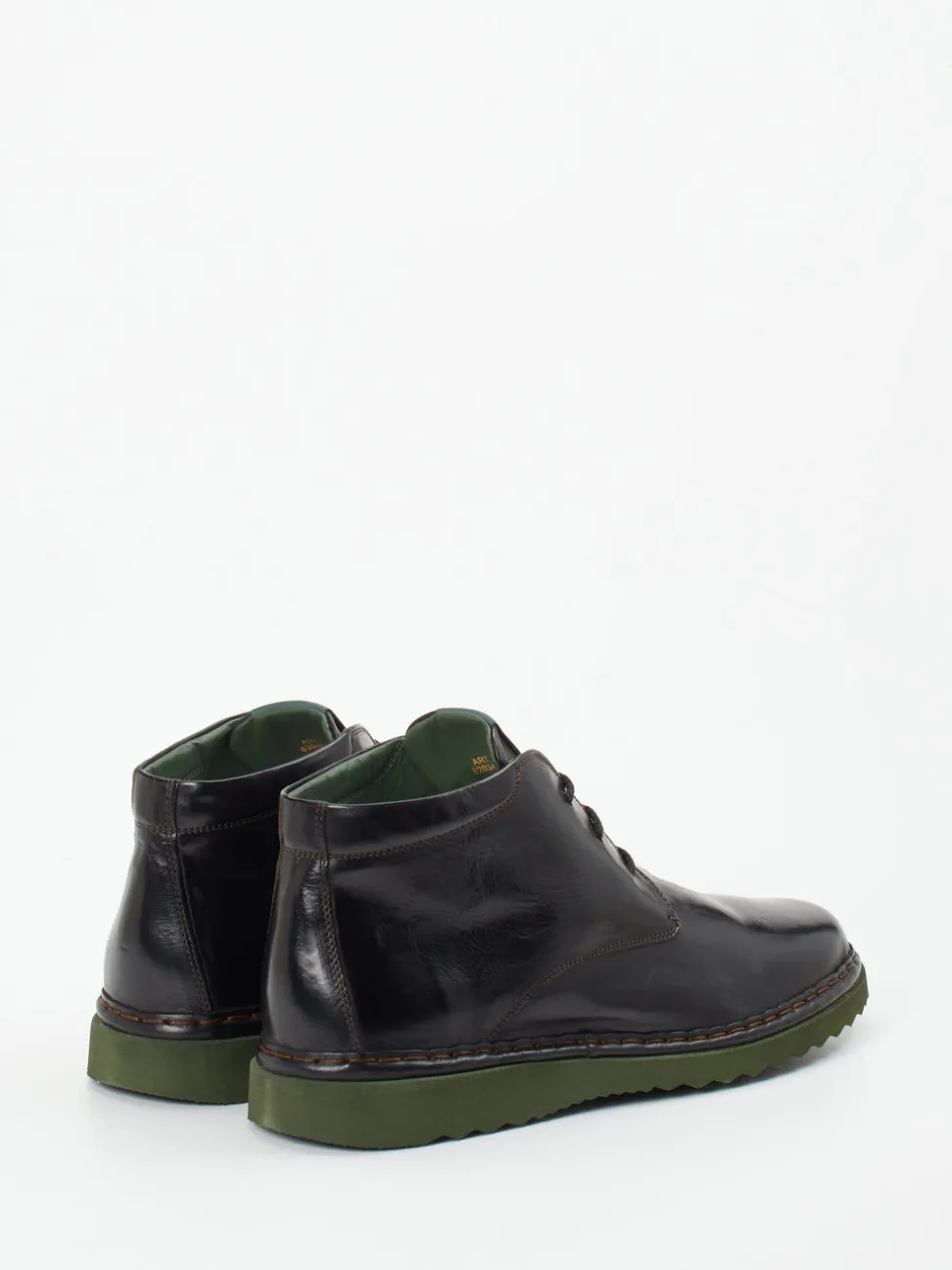 Galizio Torresi – Desert Boots aus Kalbleder schwarz