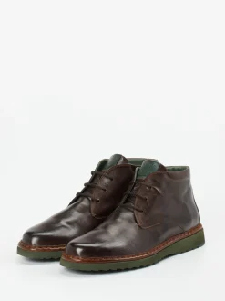Galizio Torresi – Desert Boot aus Kalbleder Dunkelbraun
