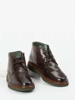 Galizio Torresi – Desert Boot aus Kalbleder Dunkelbraun