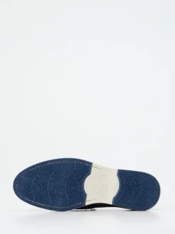 Galizio Torresi – Loafer aus Kalbleder in Dunkelblau