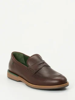 Galizio Torresi – Loafer aus Kalbleder Dunkelbraun