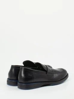 Galizio Torresi – Loafer aus Kalbleder Schwarz