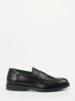 Galizio Torresi – Loafer aus Kalbleder Schwarz