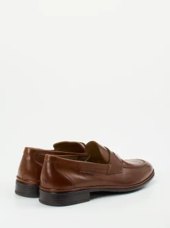 Galizio Torresi – Loafer aus Kalbleder in Braun
