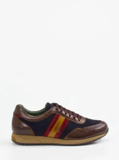 Galizio Torresi – Retro-Sneaker aus Velours- und Glattleder