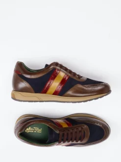 Galizio Torresi – Retro-Sneaker aus Velours- und Glattleder