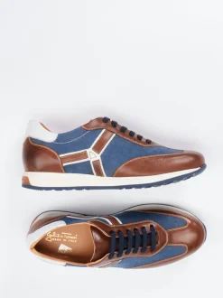 Galizio Torresi – Retro-Sneaker aus Kalbleder und Canvas