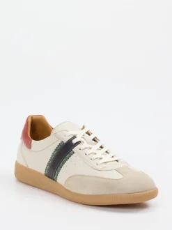 Galizio Torresi – Retro-Sneaker aus Leder in Creme