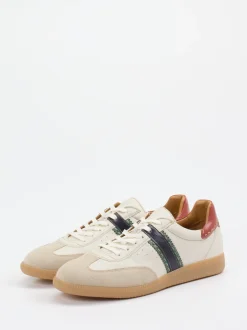Galizio Torresi – Retro-Sneaker aus Leder in Creme