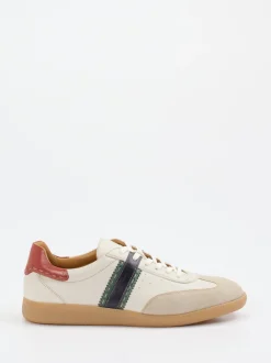 Galizio Torresi – Retro-Sneaker aus Leder in Creme