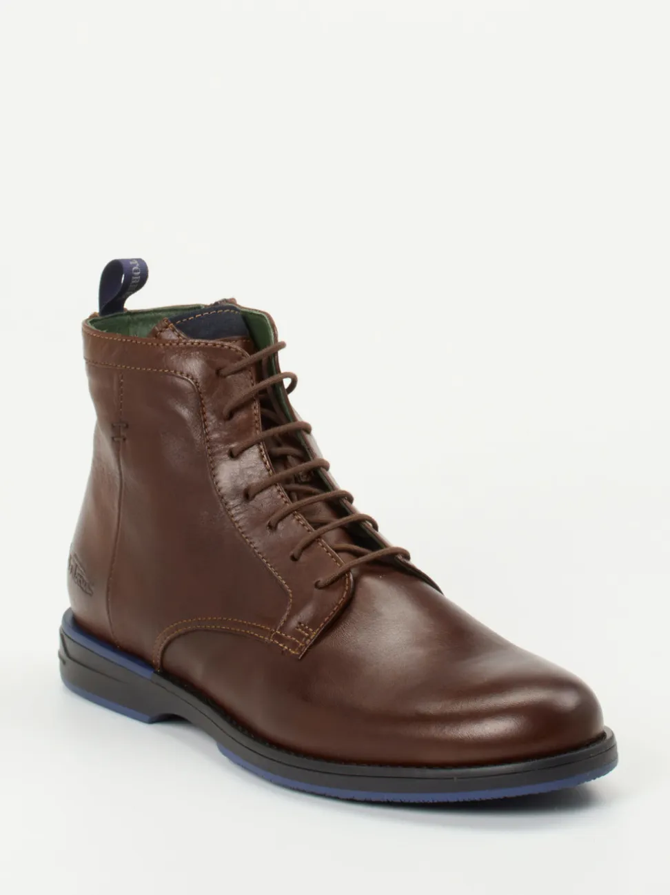 Galizio Torresi – Schnürboots aus Kalbleder Dunkelbraun