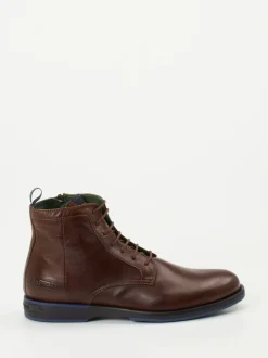 Galizio Torresi – Schnürboots aus Kalbleder Dunkelbraun
