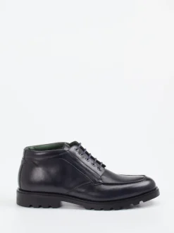 Galizio Torresi – Schnürboots aus Kalbleder blau