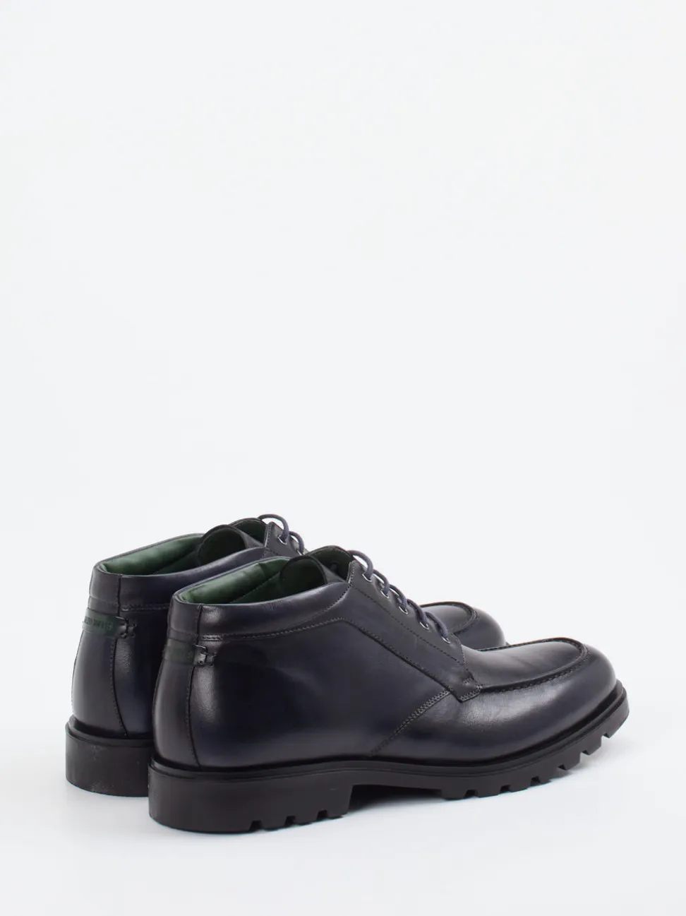 Galizio Torresi – Schnürboots aus Kalbleder blau