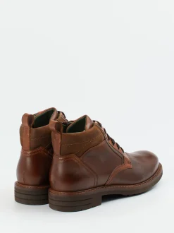Galizio Torresi – Schnürboots aus Kalbleder mittelbraun