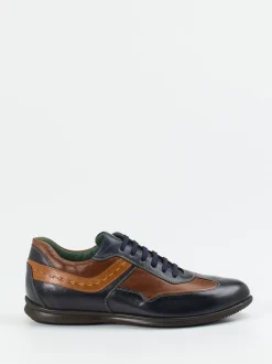 Galizio Torresi – Schnürschuh aus Kalbleder Dunkelblau