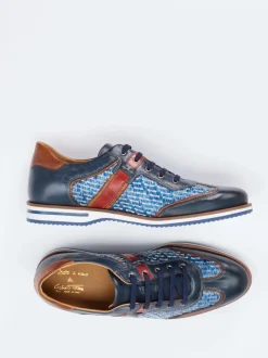 Galizio Torresi – Schnürschuh aus Kalbleder und Textil