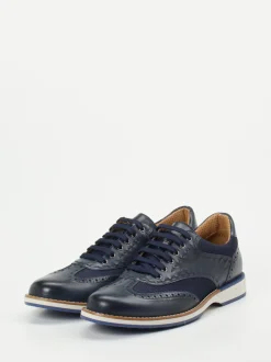 Galizio Torresi – Schnürschuh aus Kalbleder Dunkelblau