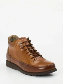 Galizio Torresi – Schnürschuh aus Kalbleder cognacbraun