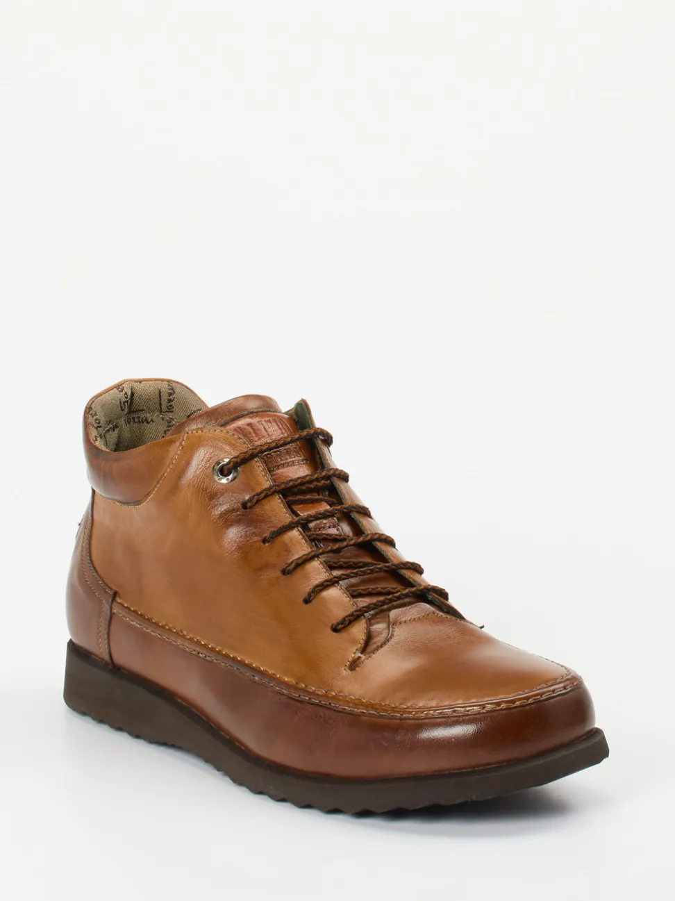 Galizio Torresi – Schnürschuh aus Kalbleder cognacbraun